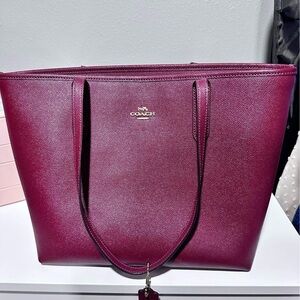 Coach Women's Rich Purple Tote
